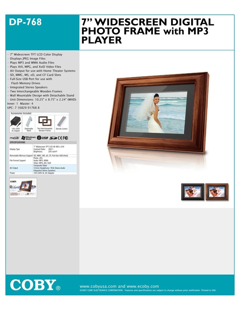 Coby DP-768 User manual