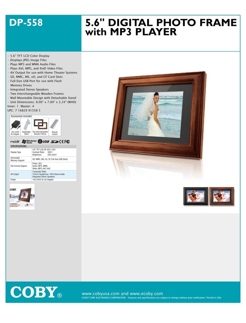 Coby DP-558 User manual Coby DP-558 User manual