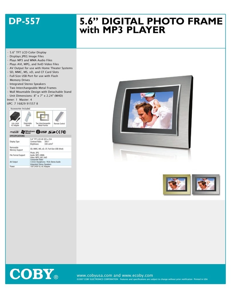 Coby DP-557 User manual