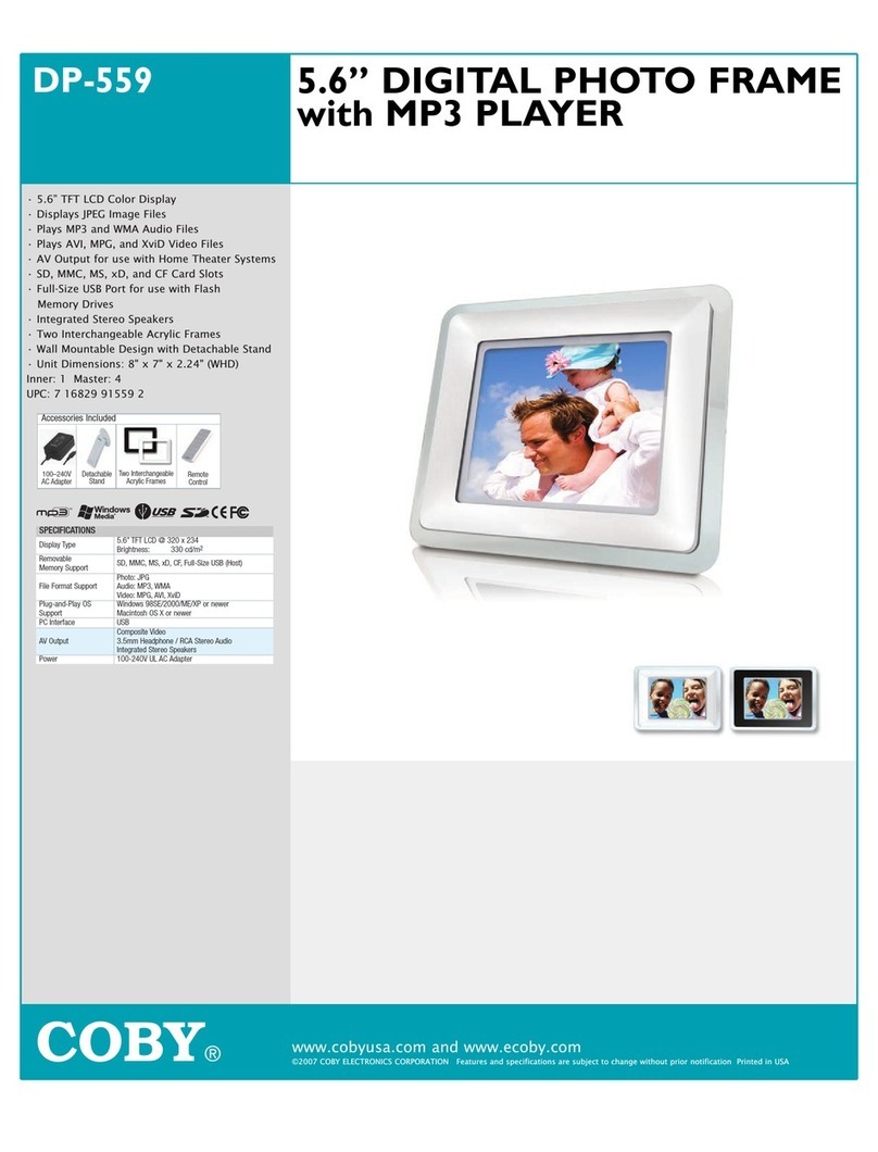 Coby DP-559 Specifications