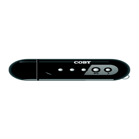 Coby MP-C843 User manual