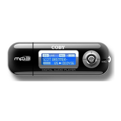 Coby MP-C841 Operating instructions