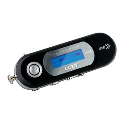 Coby MPC848 - 256 MB Digital Player supplementary guide