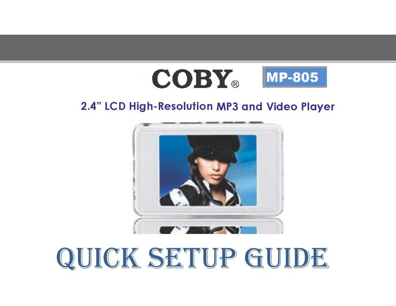 Coby MP-805 2GB User manual