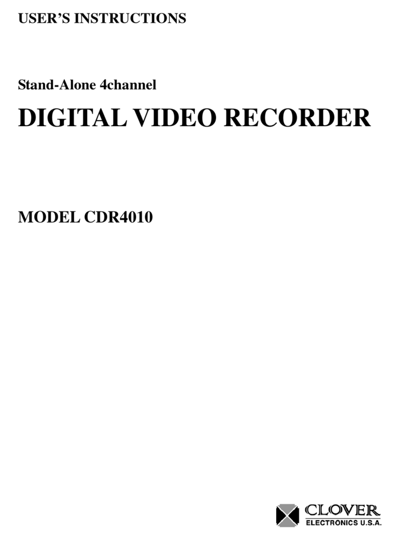 Clover CDR-4010 User manual