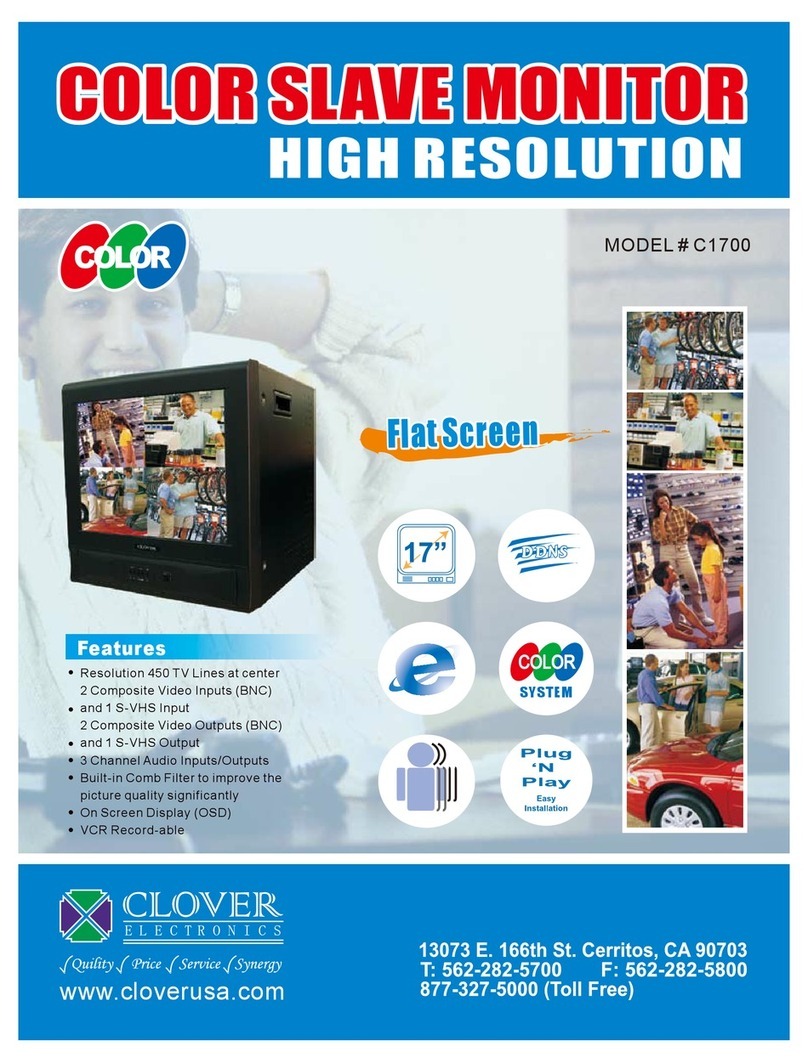 Clover C1700 User manual