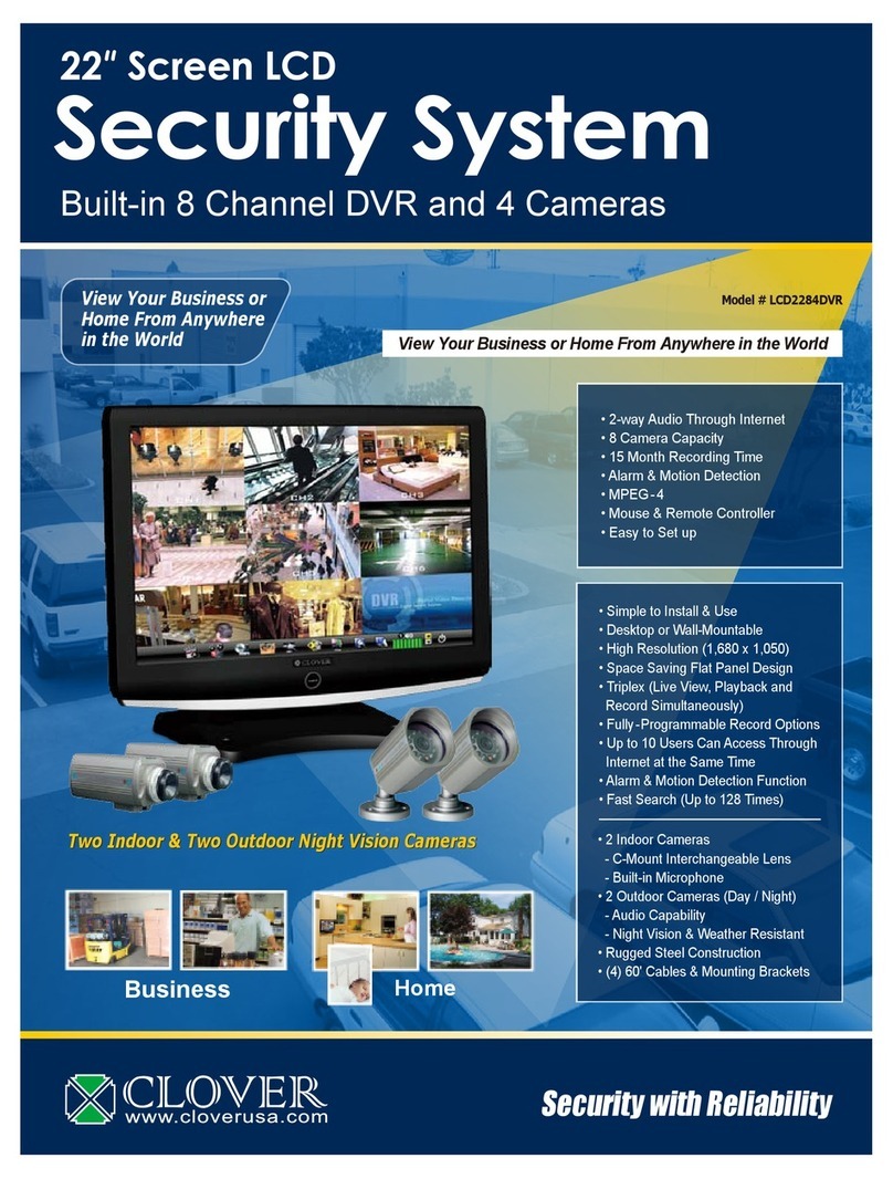 Clover LCD2284DVR Specifications