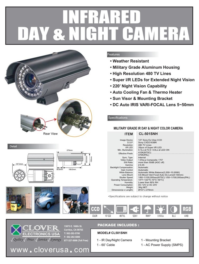 Clover CL-501SNH Specifications