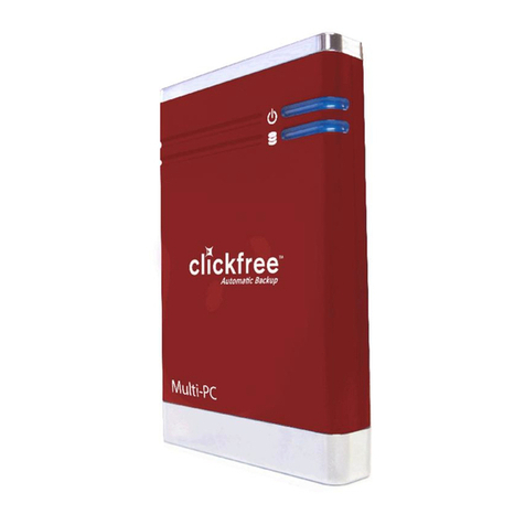 Clickfree HD225 User manual