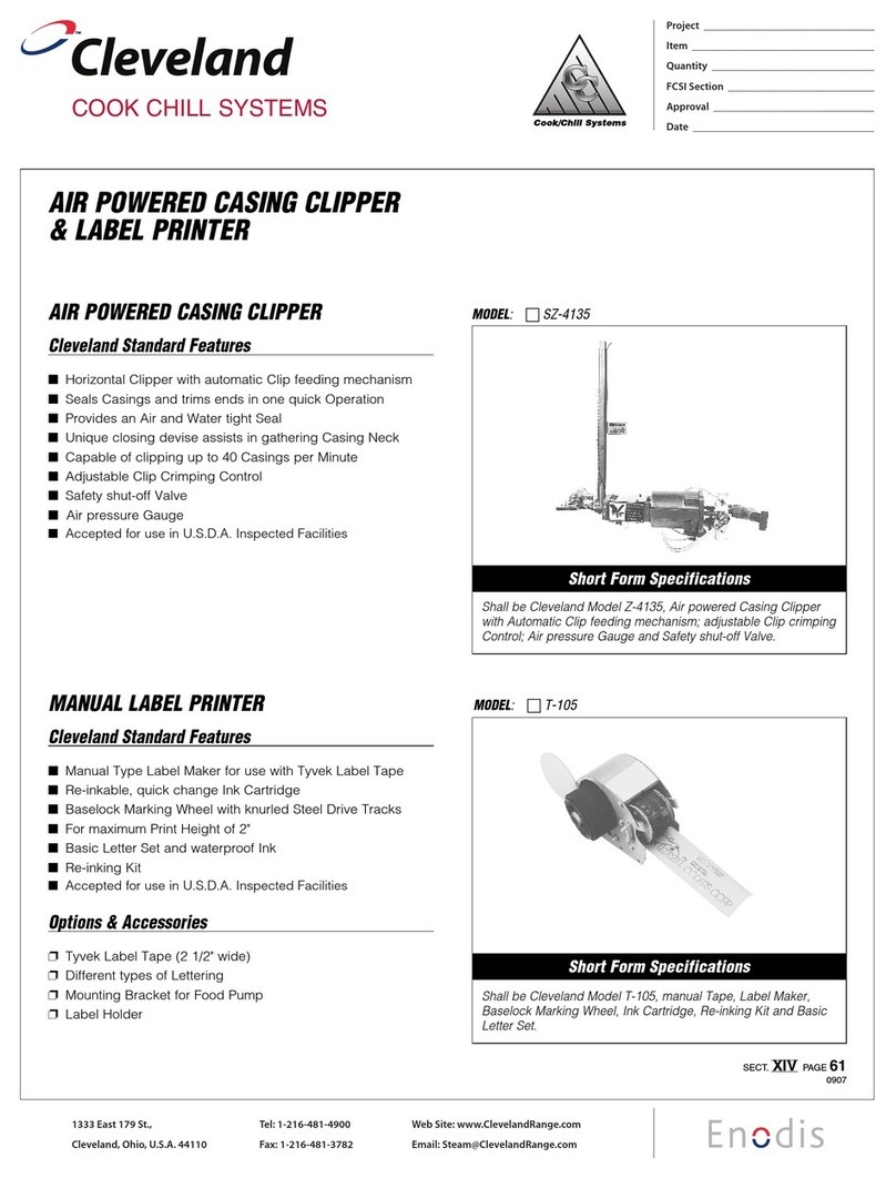 Cleveland SZ-4135 Specifications