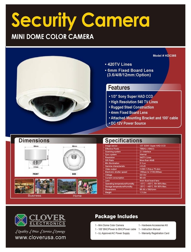 Clover HDC365 User manual Clover HDC365 User manual