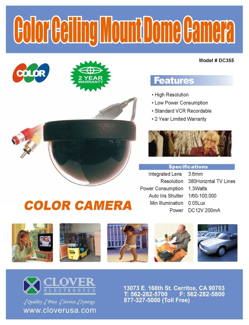 Clover DC355 Specifications
