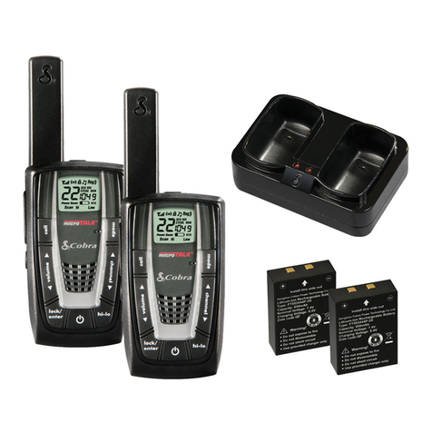 Cobra microTALK CXR725 User manual