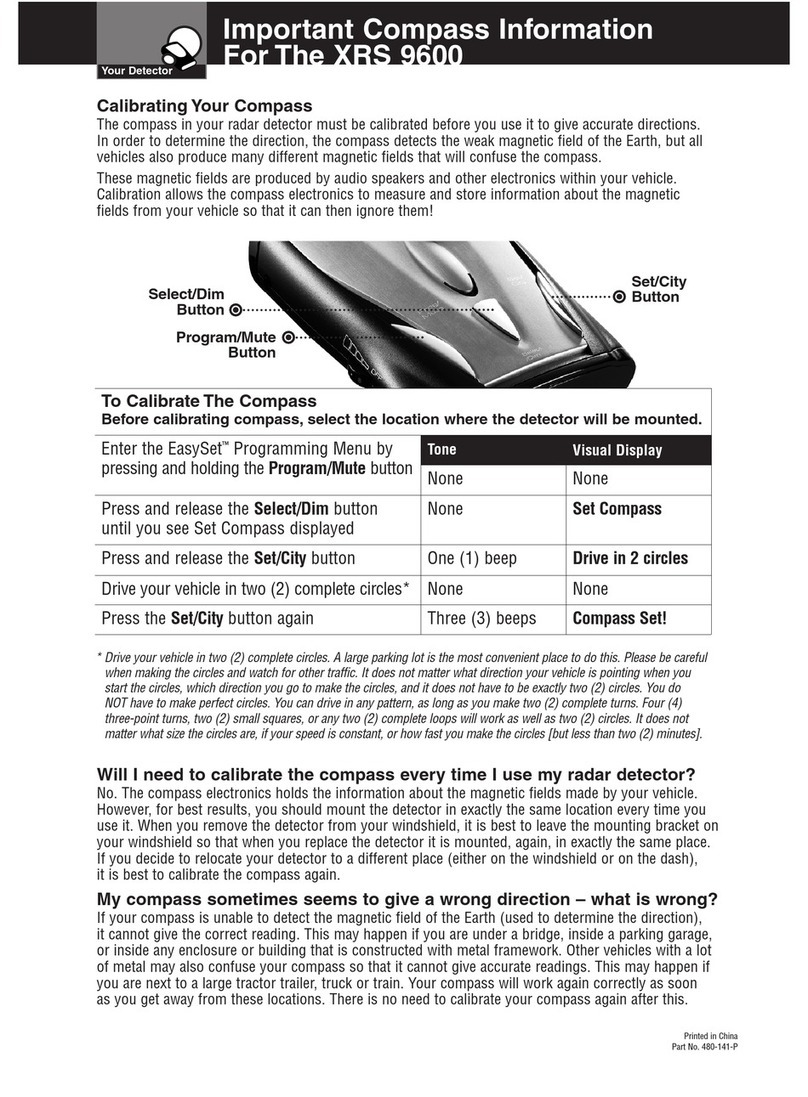 Cobra XRS 9600 Operating manual