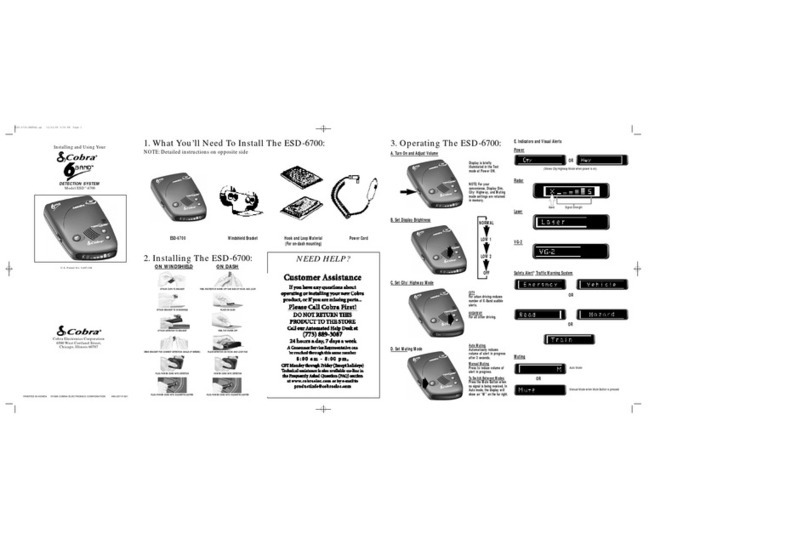 Cobra ESD-6700 Guide