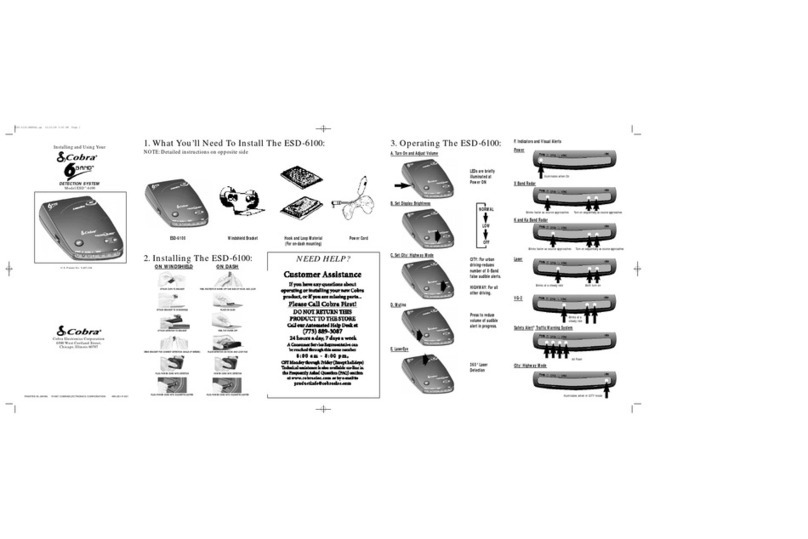 Cobra ESD-6100 Guide