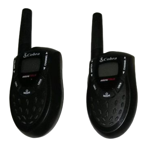 Cobra PR 650WX User manual Cobra PR 650WX User manual