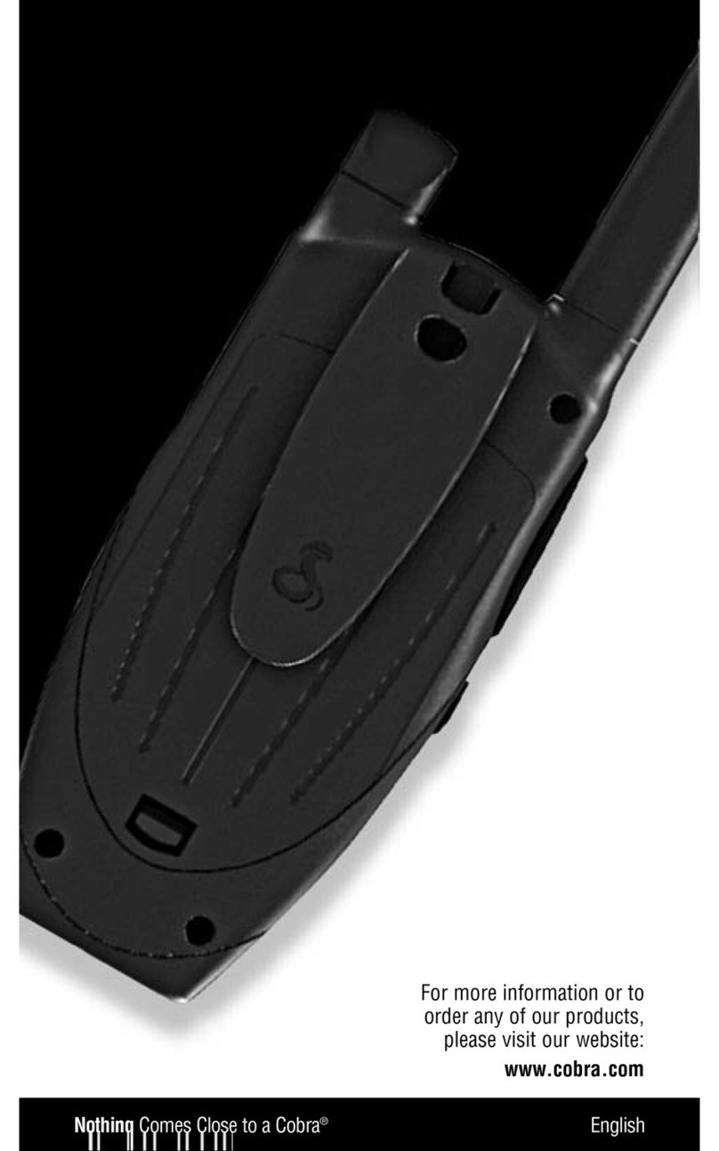 Cobra MicroTalk PR4100WX User manual
