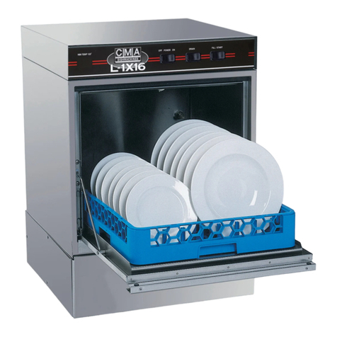 CMA Dishmachines CMA-L-1X-16 Specifications CMA Dishmachines CMA-L-1X-16 Specifications
