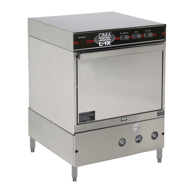 CMA Dishmachines CMA-L-1X User manual CMA Dishmachines CMA-L-1X User manual