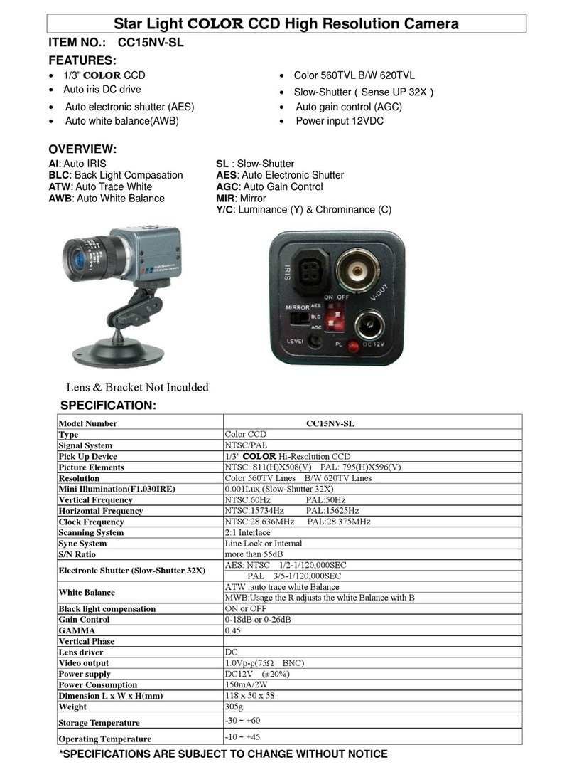COP-USA CC15NV-SL Specifications