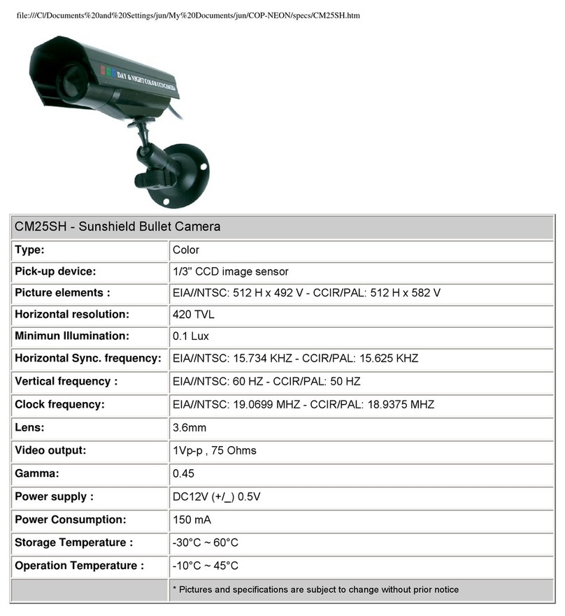 COP-USA CM25SH User manual COP-USA CM25SH User manual