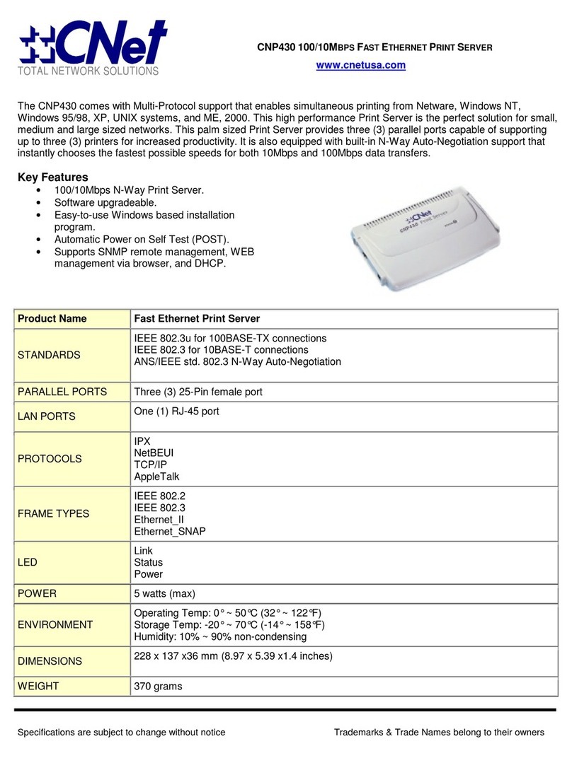 CNET CNP-430 User manual