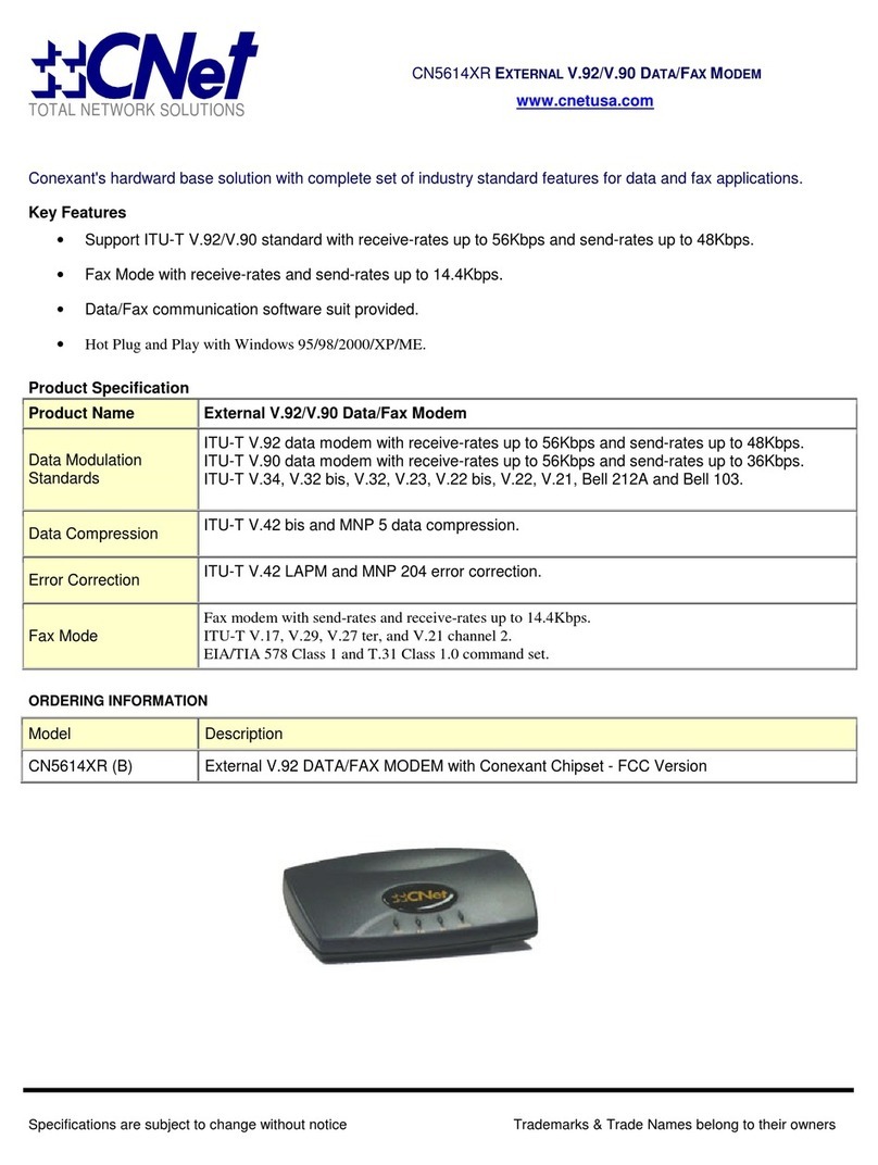 CNET CN5614XR Specifications