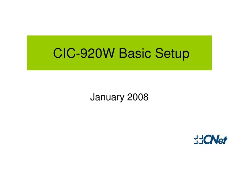 CNET CIC-920W Setup