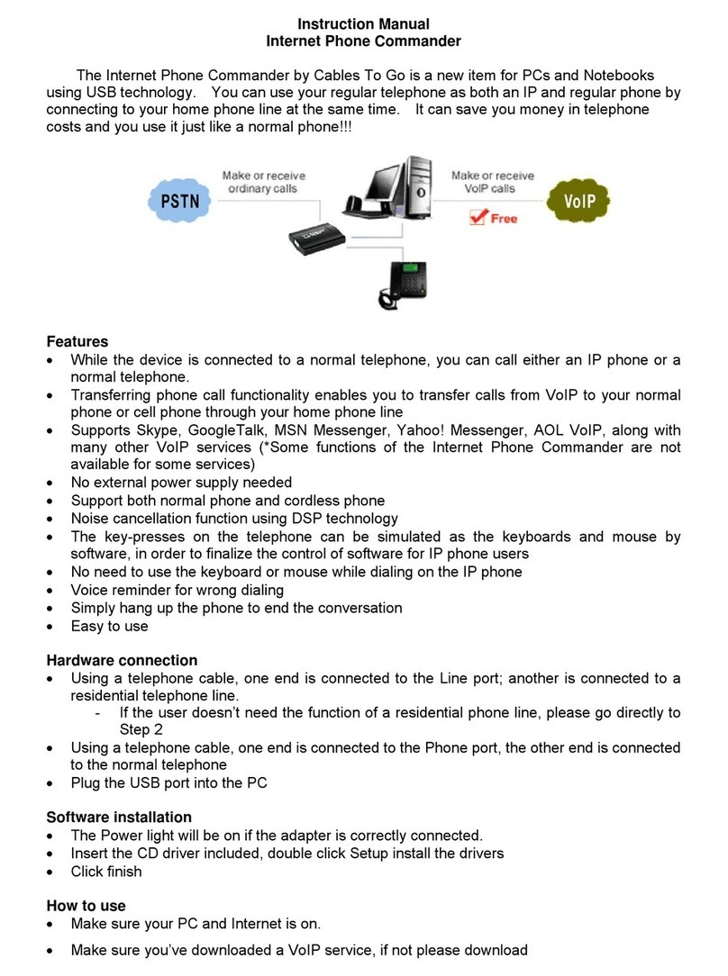 Cables to Go 30580 instruction manual