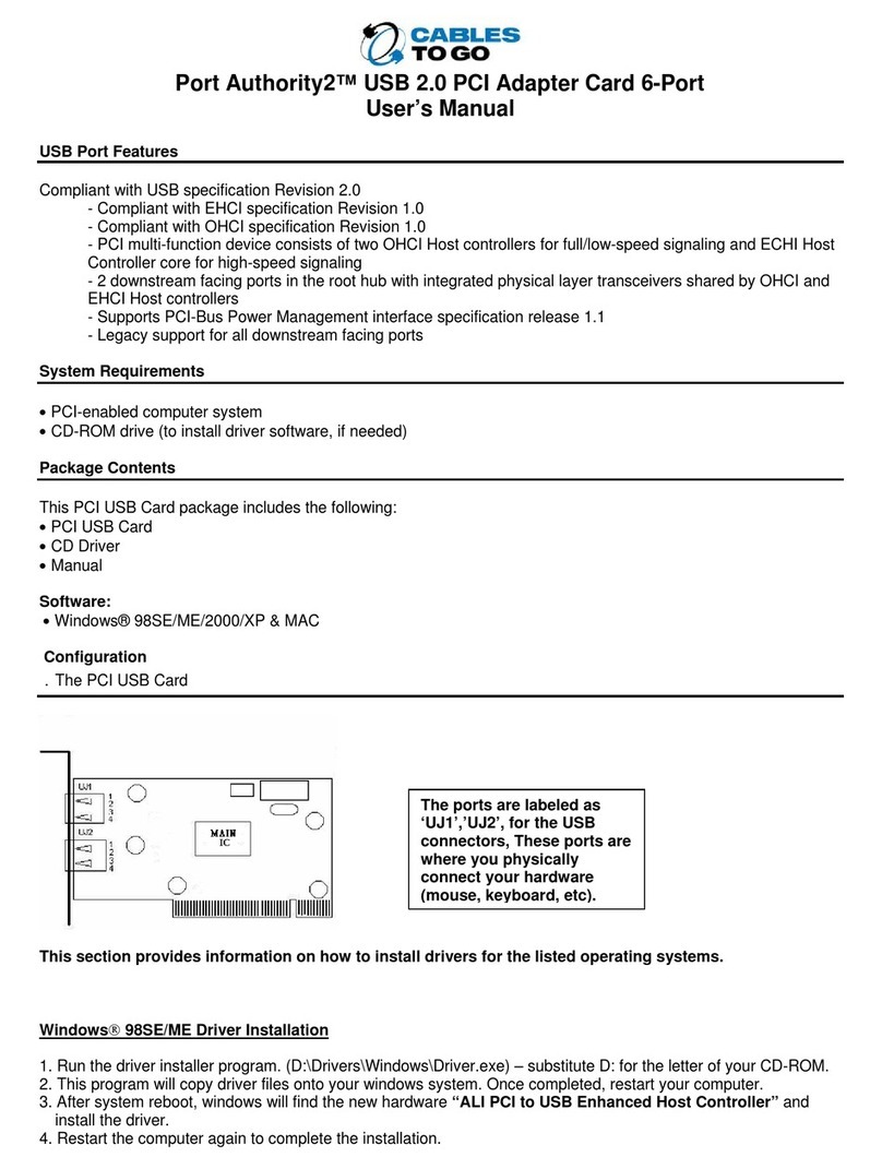 Cables to Go 27386 user manual