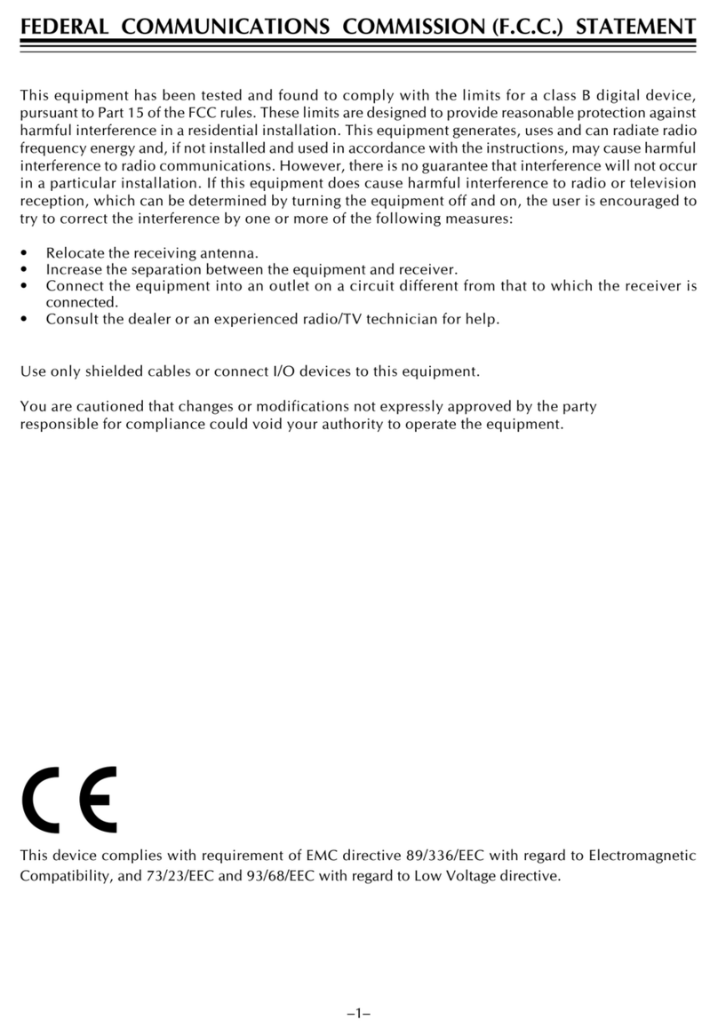 CTX VL700SL User manual