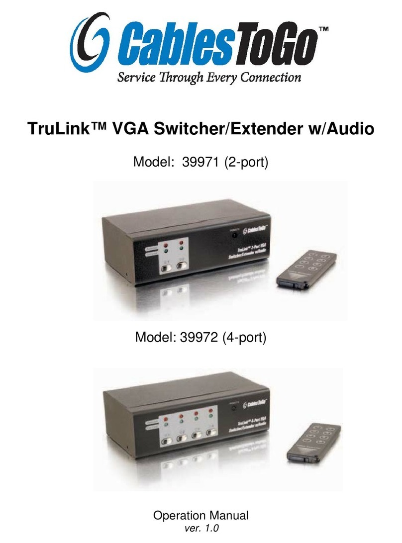 Cables to Go TruLink 39971 User manual