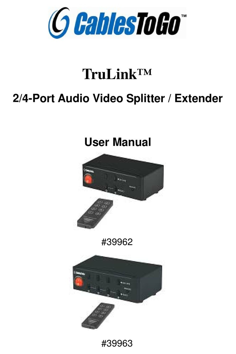 Cables to Go TruLink 39962 User manual