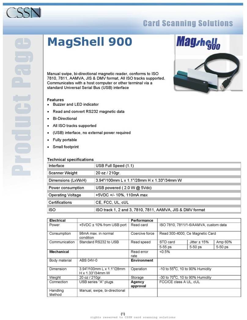 CSSN MagShell 900 Specifications