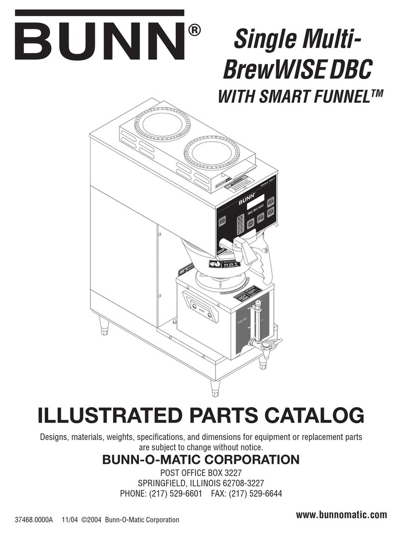 Bunn Single Multi-Brew WISE DBC Instruction Manual