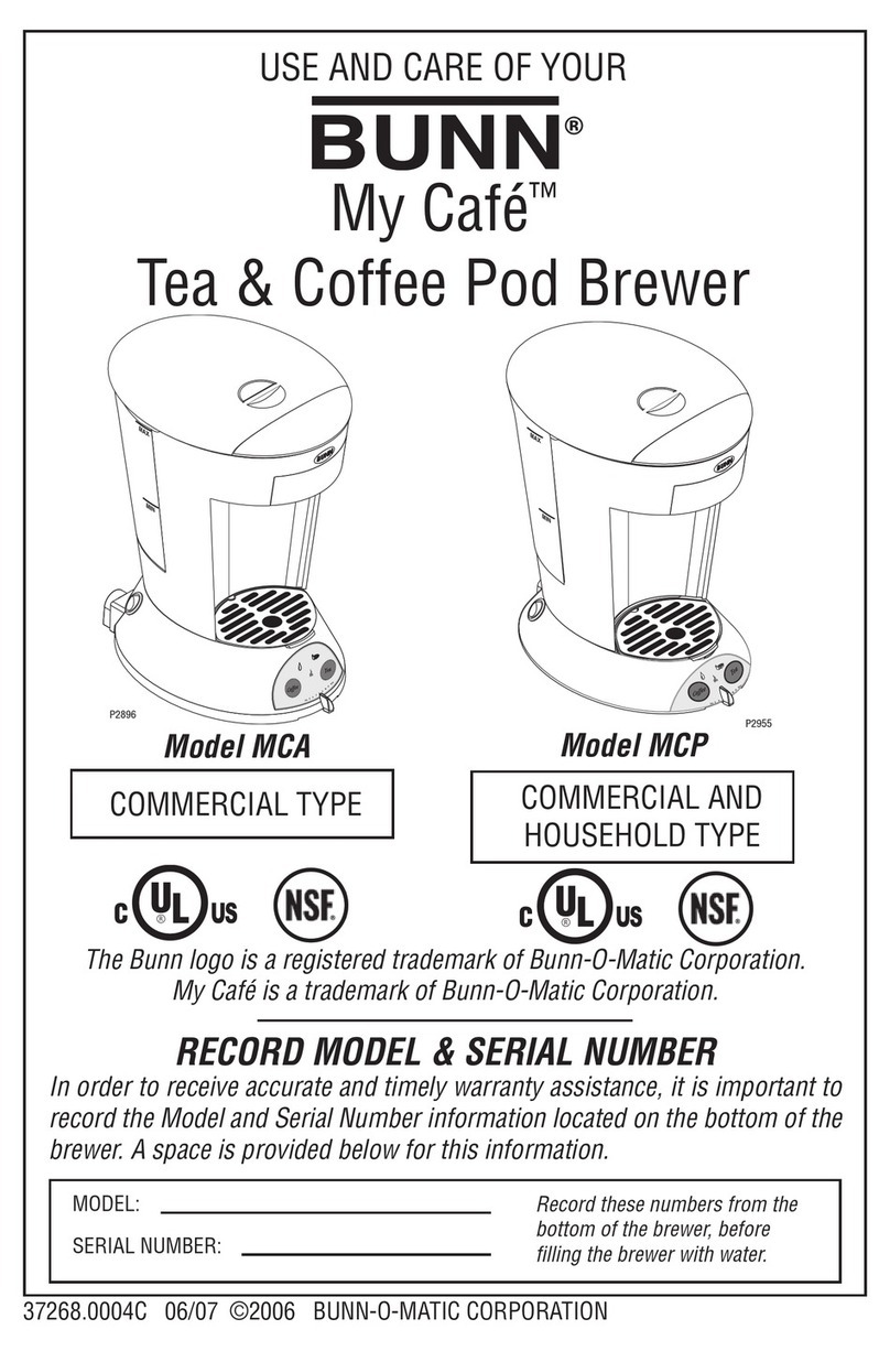 Bunn MCP Installation instructions