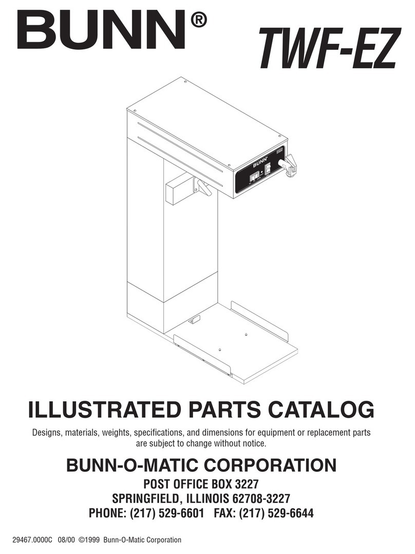 Bunn TWF-EZ Instruction Manual