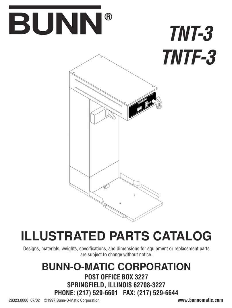 Bunn TNT-3 Instruction Manual Bunn TNT-3 Instruction Manual
