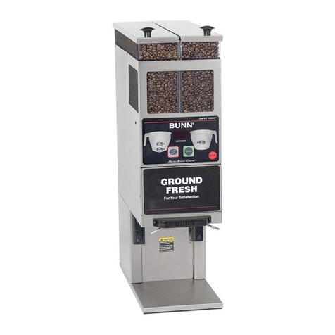 Bunn G9-2T DBC Installation and operating manual