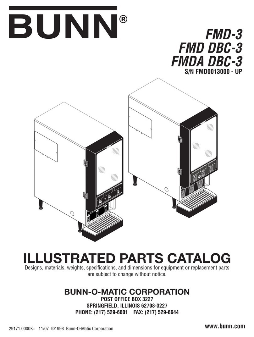 Bunn FMD DBC-3 Instruction Manual
