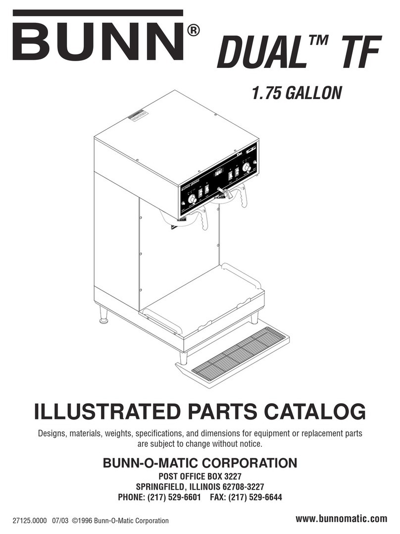 Bunn Single TF Instruction Manual