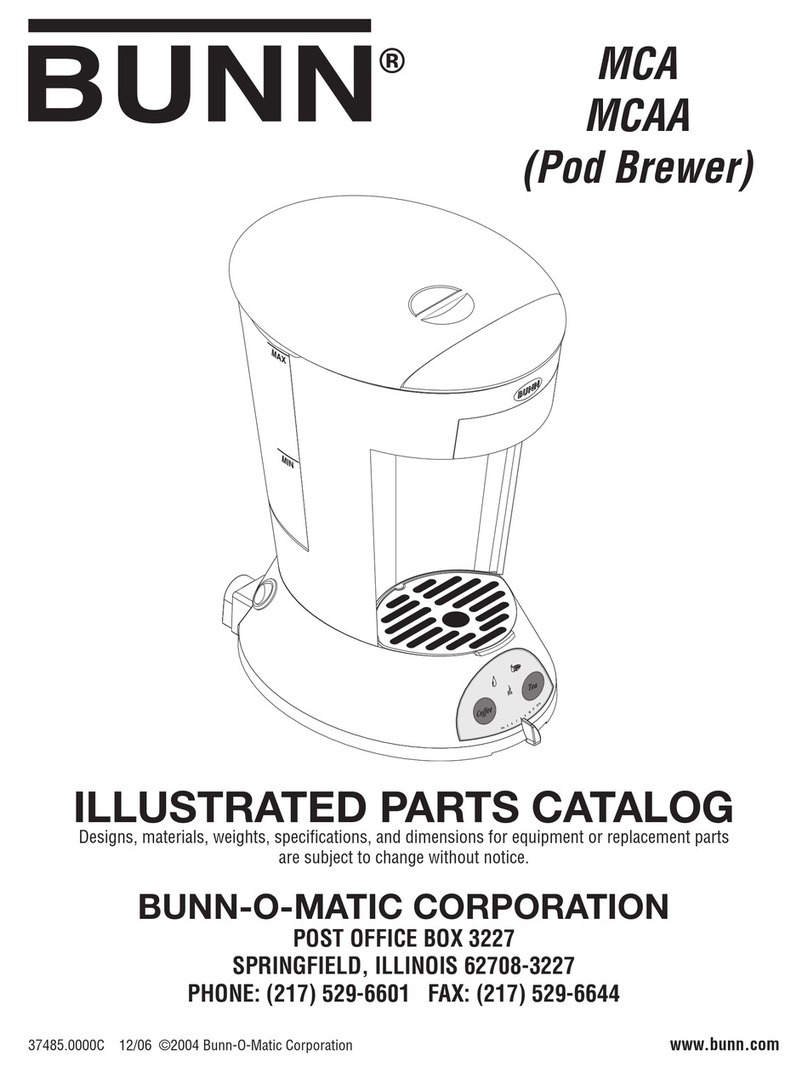 Bunn MCA Instruction Manual