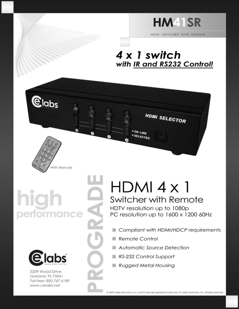 Celabs HM41SR Specifications