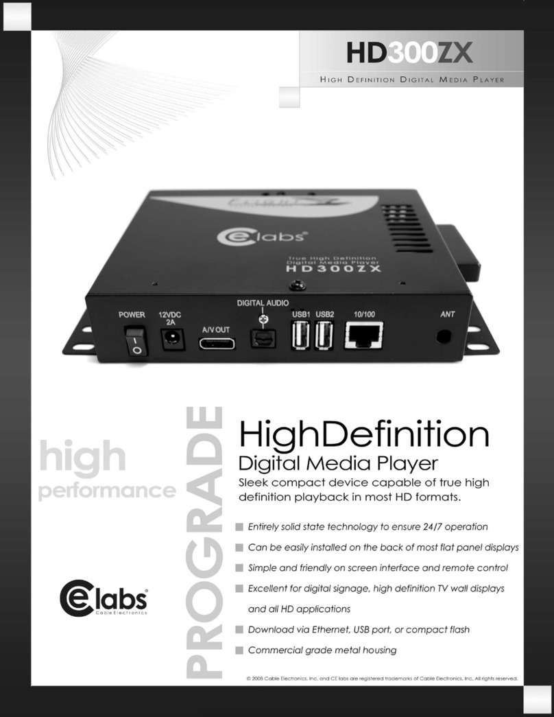 Celabs HD300ZX Specifications