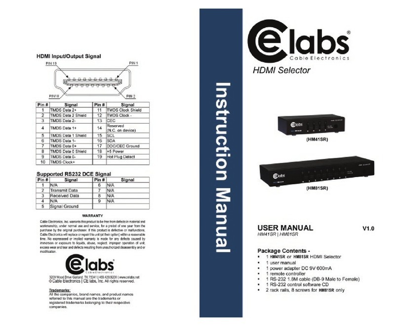 Celabs HM41SR user manual