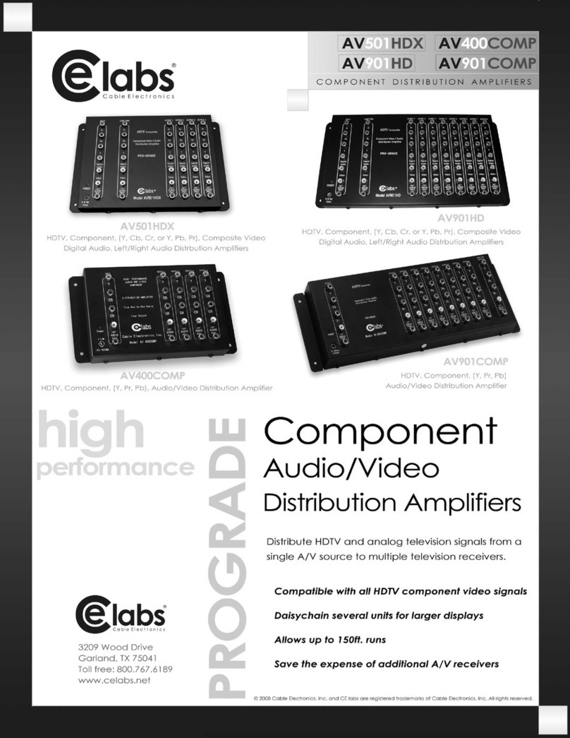 Celabs AV400COMP User manual