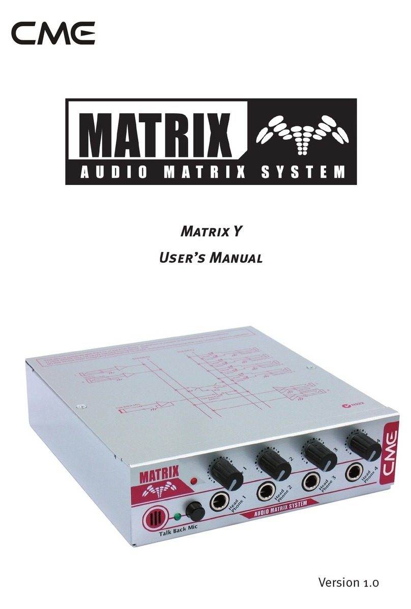 C-me Matrix Y user manual