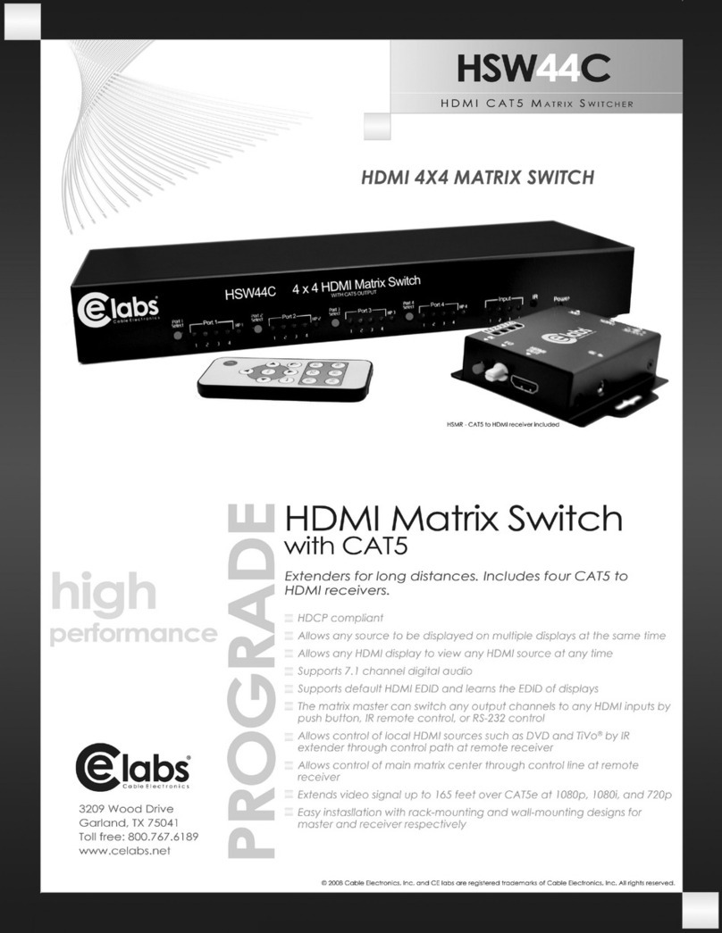 Celabs CE Labs HSW44C User manual