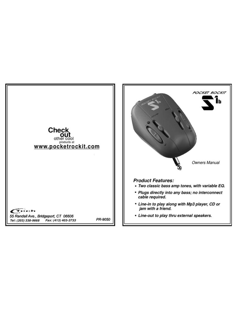C-Tech Pocket Rockit S1b owner's manual